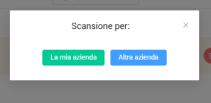Scegli la tipologia di scansione